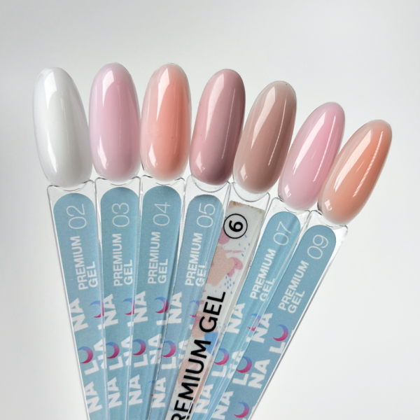 LUNA Gel Premium № 07 - камуфлирующий гель (розовый), 15 мл