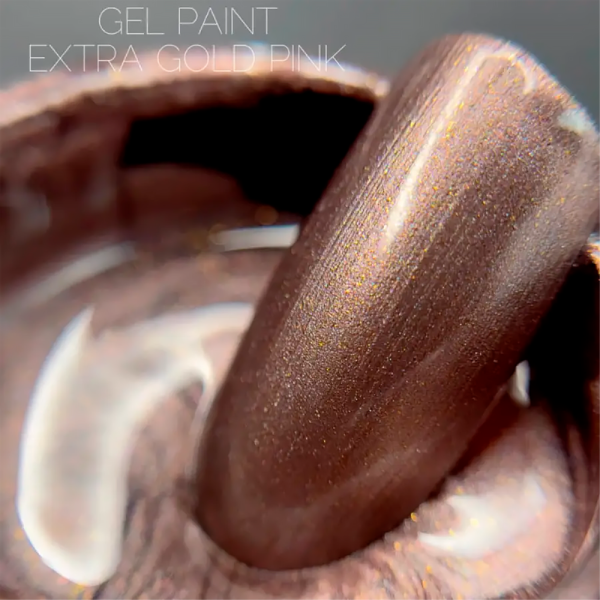 Crooz Extra Gold-pink - гель-фарба, рожево-золота, 5 г