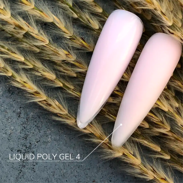 Crooz Liquid Polygel №04 - рідкий полігель, молочно-рожевий, 15 мл