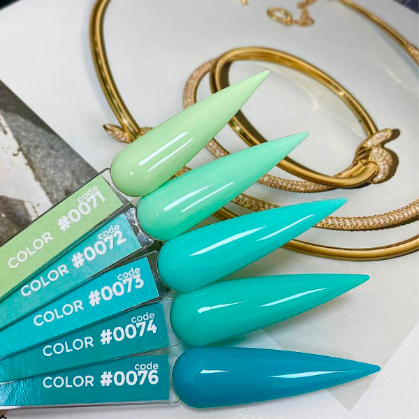 Гель-лак DNKa Gel Polish Color #0072, м'ятний, 12 мл