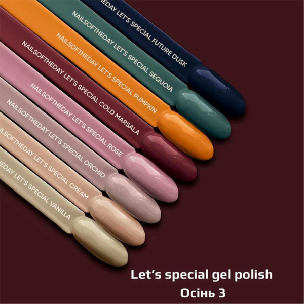 Гель-лак, в один слой NAILSOFTHEDAY Let's Special Vanilla, ванильный, 10 мл