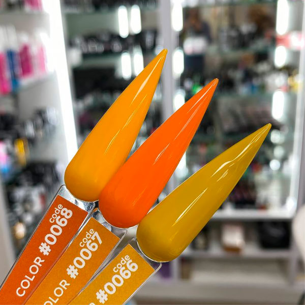 Гель-лак DNKa Gel Polish Color #0068, оранжево-жовтий, 12 мл