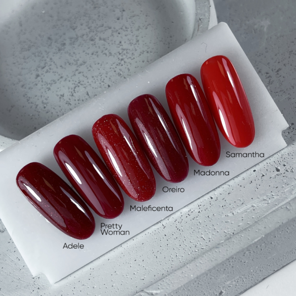 Гель-лак, в один шар NAILSOFTHEDAY Let’s Special №121 Samantha, багряний/червоний, 10 мл