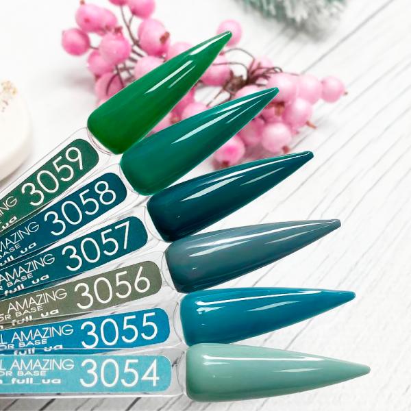 База цветная Moon Full Amazing Color Base №3059, оливково-зеленый, 12 мл
