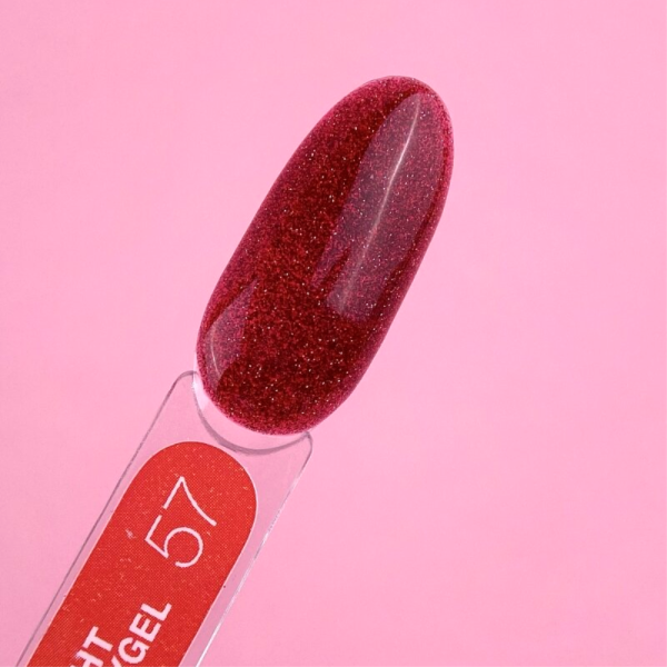 Жидкий акрил-гель LUNA Light Acrygel №57, светоотражающий, 13 мл