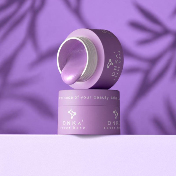 DNKa Builder Gel №08 Peonies - гель конструирующий (лиловый с шиммером) , 30 мл