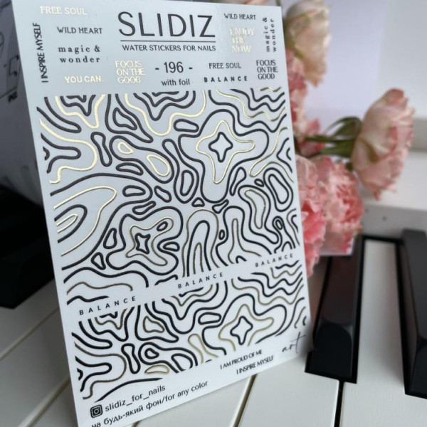 Фольгований слайдер-дизайн SLIDIZ №196