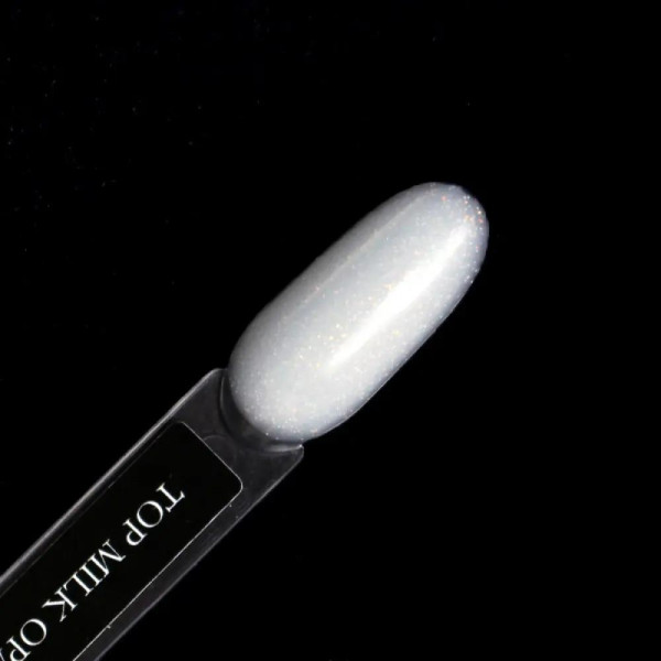 Crooz Top Milk Opal - топ опаловий для гель-лаку, молочний, 8 мл