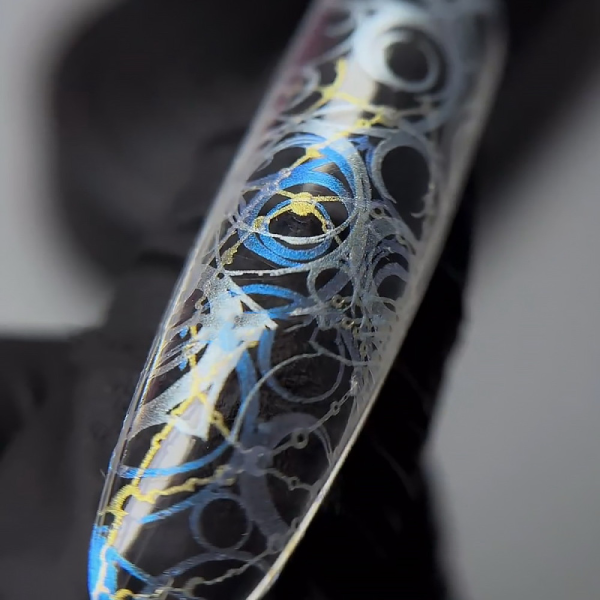 Лак-фарба для стемпінгу Saga Professional Stamping Paint Chameleon №03, 8 мл