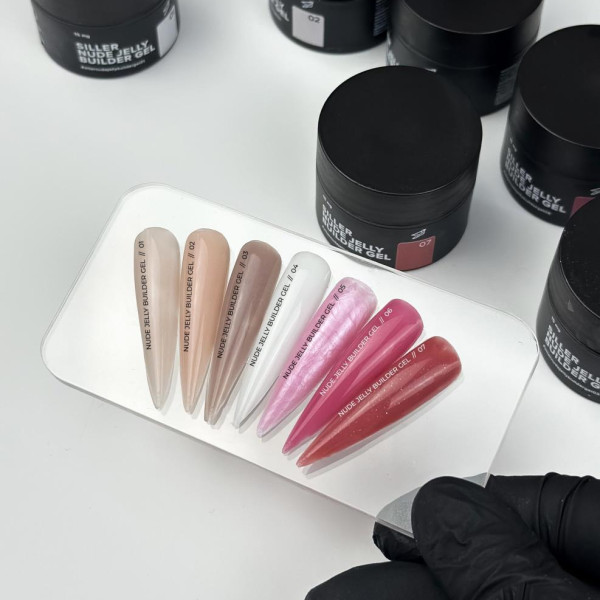 Siller Jelly Builder Gel №03 - гель желе для моделювання, банку 15 мл