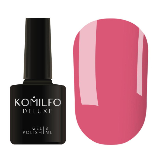 Гель-лак Komilfo DeLuxe Series №D226, рожева маджента, 8 мл