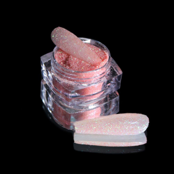 Komilfo Rainbow Series №504 - блестки для ногтей, размер 0,2 мм, (светло-коралловый), 2.5 г