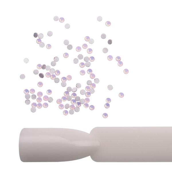 Стразы для ногтей Komilfo Pink Opal (размер 4), 100 шт