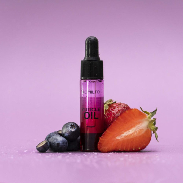 Komilfo Cuticle Oil - олія для кутикули з піпеткою, ягоди, 10 мл