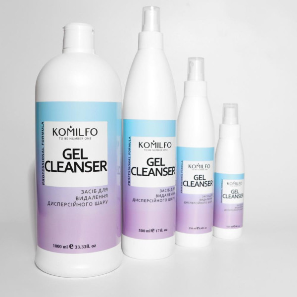 Средство для снятия липкого слоя Komilfo Gel Cleanser, 1000 мл