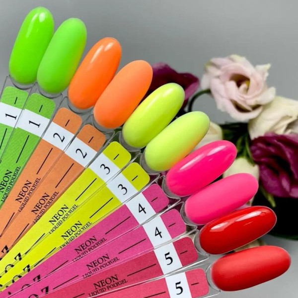 Crooz NEON Liquid Polygel №03 - рідкий полігель, жовтий неон, 15 мл