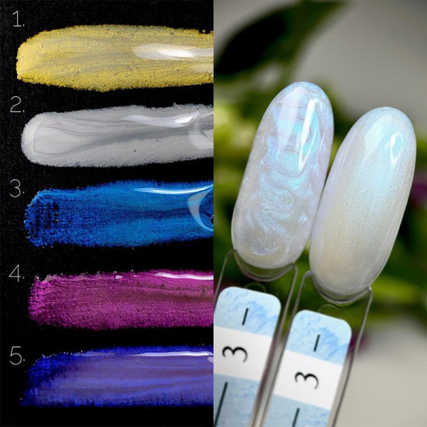 Crooz PEARL Liquid Polygel №034 - рідкий полігель, перлинний із блакитним відливом,15 мл