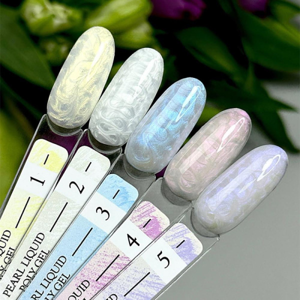Crooz PEARL Liquid Polygel №04 - рідкий полігель, перлинний із рожевим відливом, 15 мл