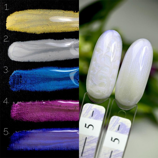 Crooz PEARL Liquid Polygel №05 - рідкий полігель, перлинний із фіолетовим відливом,15 мл