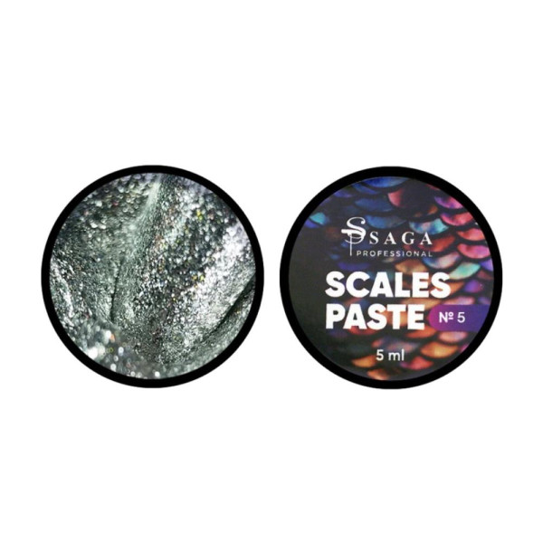 SAGA Professional Scales Paste №05 - гель-паста, срібна, 5 мл