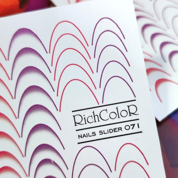 Слайдер RichColor №071, для френча з омбре ефектом