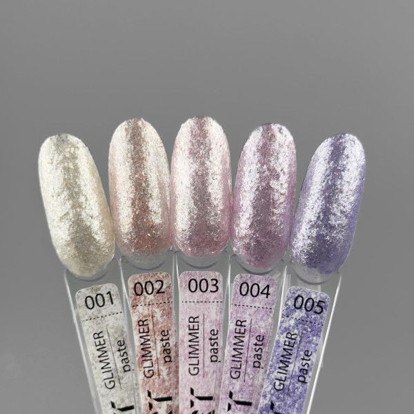 Паста для дизайну ART Glimmer Paste №001, перлинно біла, 5 мл