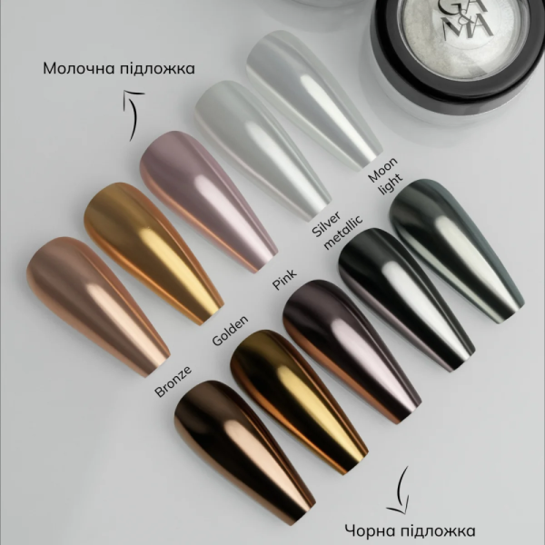 Втирка GA&MA Mirror Powder Butterfly - батерфляй, 0,3 г