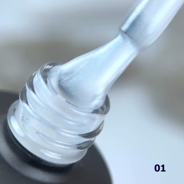 Molekula Euro Fiber Gel № W01 Alpine Snow - рідкий полігель, альпійський сніг, 12 мл