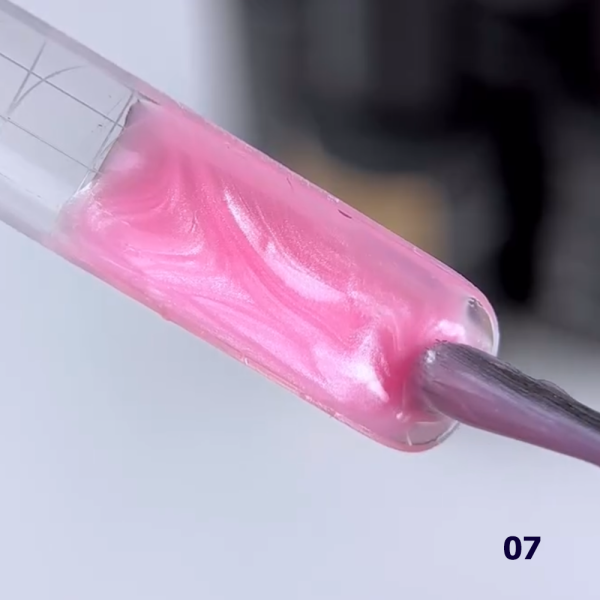 Molekula Euro Fiber Gel № W07 Bright Topaz - жидкий полигель, яркий топаз, 12 мл