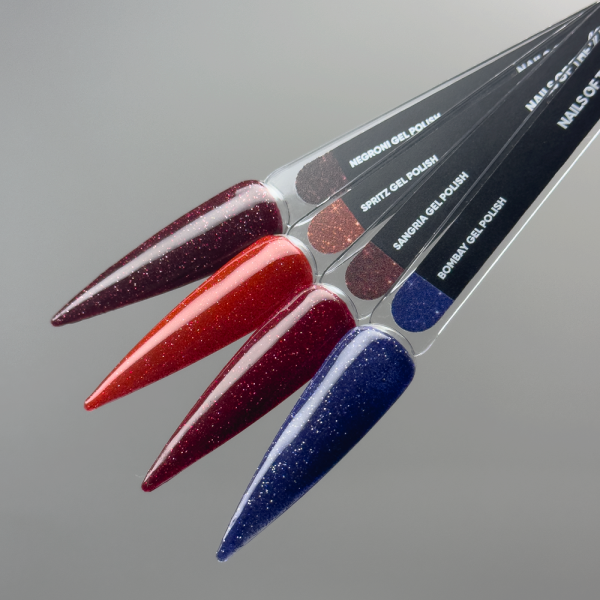 Гель-лак світловідбивний NAILSOFTHEDAY №154 Sangria, червоний, 10 мл