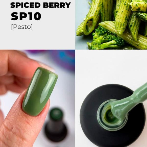 База камуфлирующая Molekula Cover Base Spiced Berry Collection SP10, песто, 12 мл