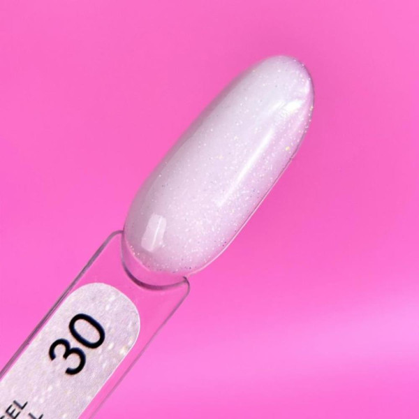 Edlen Water Acrygel Opal №30 - жидкий акрил-гель, молочный с опаловыми блестками, 9 мл