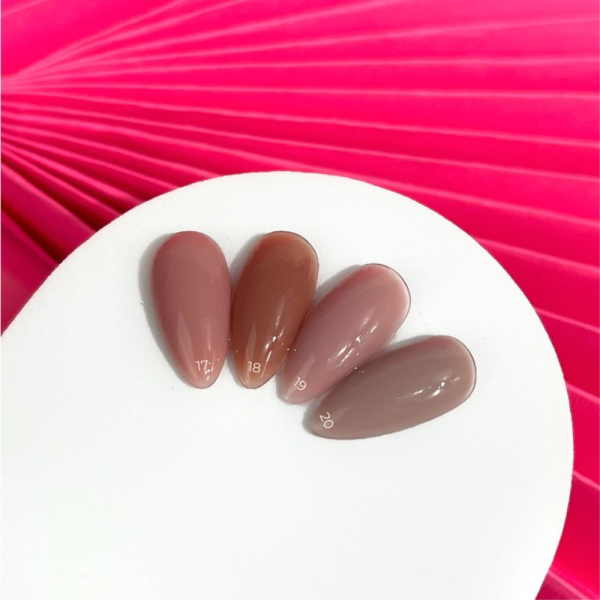 Edlen Water Acrygel Nude №18 - жидкий акрил-гель, бежево-коричневый, 9 мл