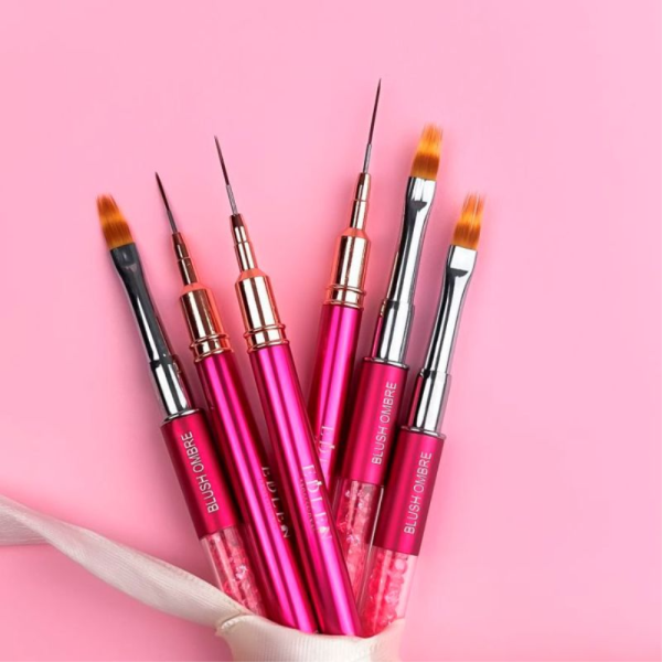 Пензлик для омбре з ковпачком Edlen Blush Ombre