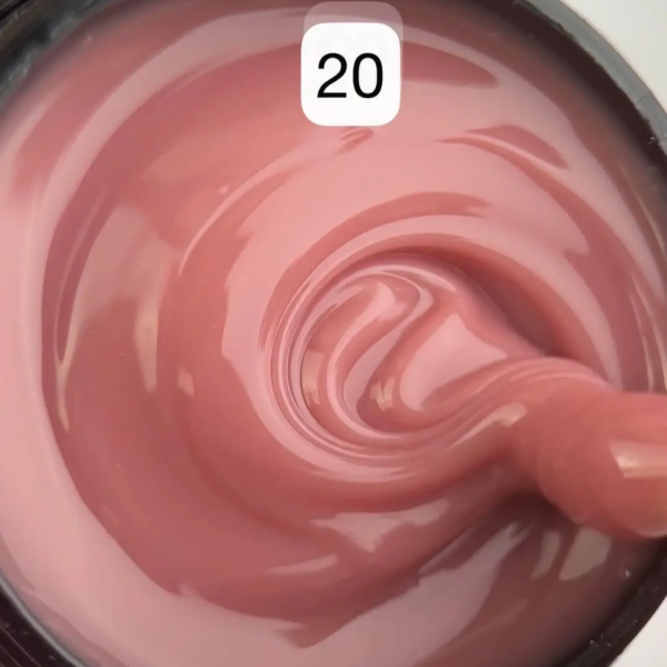 DANNY Builder Gel №20 - конструюючий гель, запорошена троянда, 30 мл