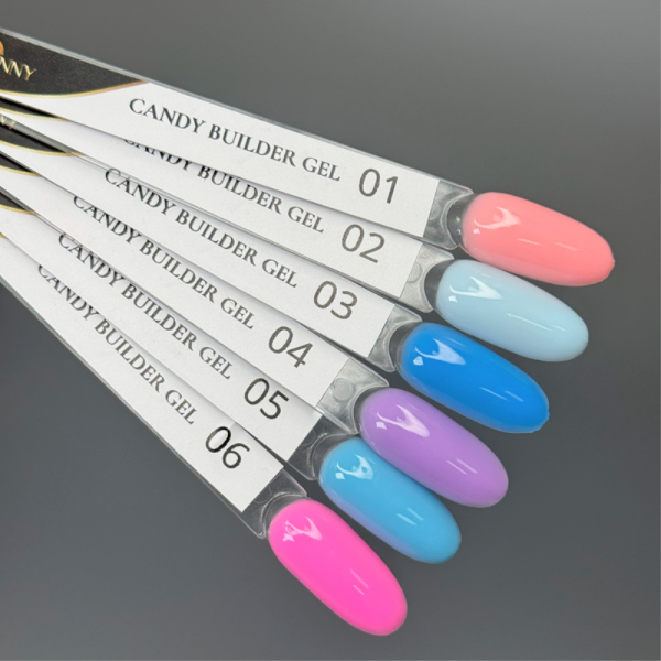 DANNY Candy Builder Gel №01 - конструюючий гель, персиково-рожевий, 15 мл
