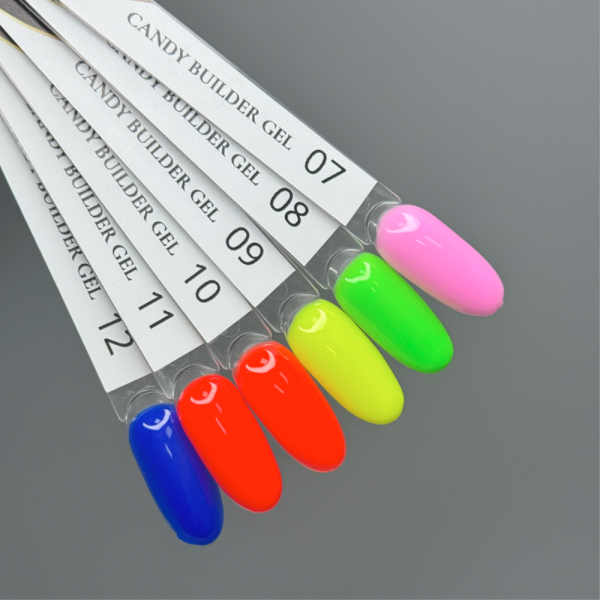 DANNY Candy Builder Gel №07 - конструюючий гель, яскраво-рожевий, 15 мл