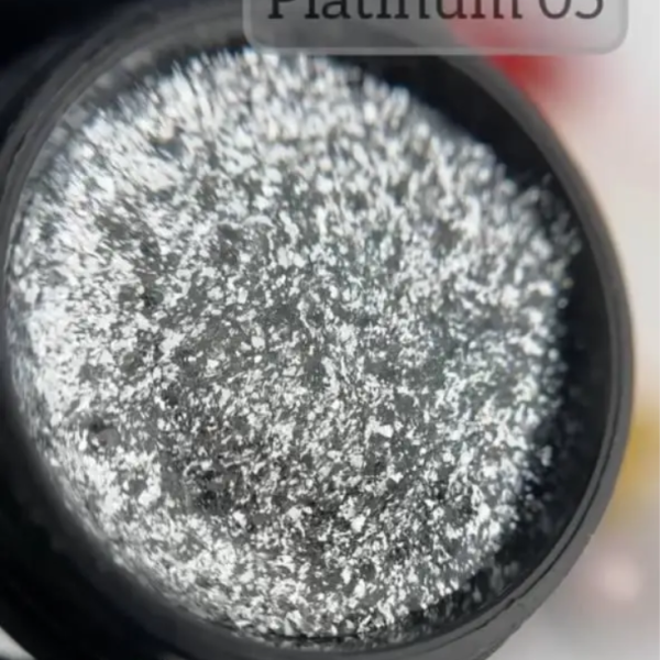 DANNY Platinum Gel №05 - глітерний гель, срібло, 8 мл
