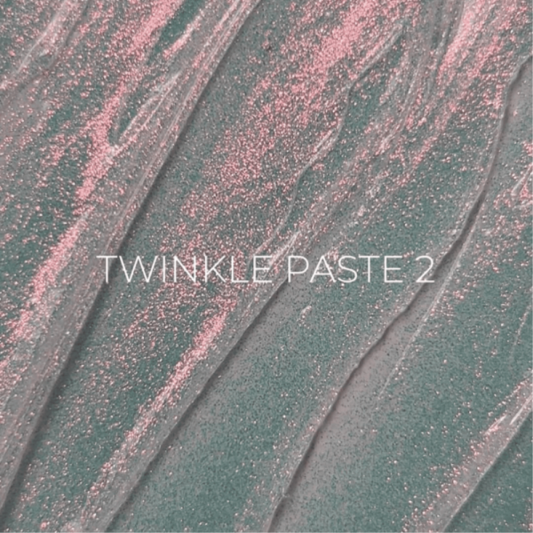 Edlen Twinkle Paste №02 - паста для дизайну нігтів, рожево-золота, 5 мл