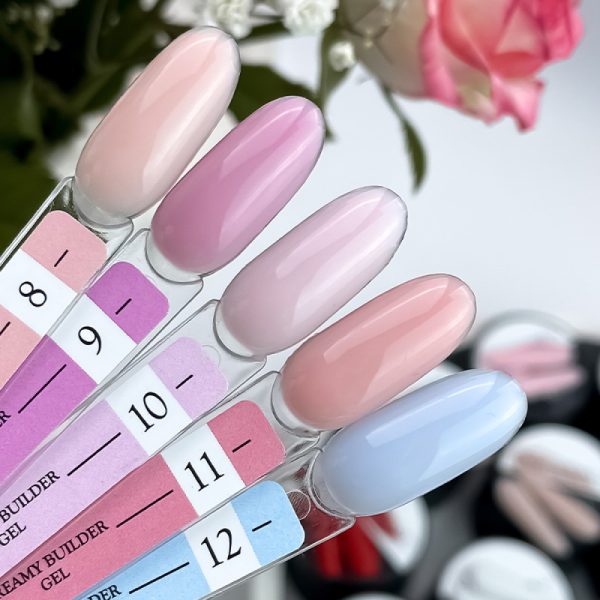 Crooz Creamy Builder Gel №08 - гель для наращивания, бежево-розовый, 15 мл
