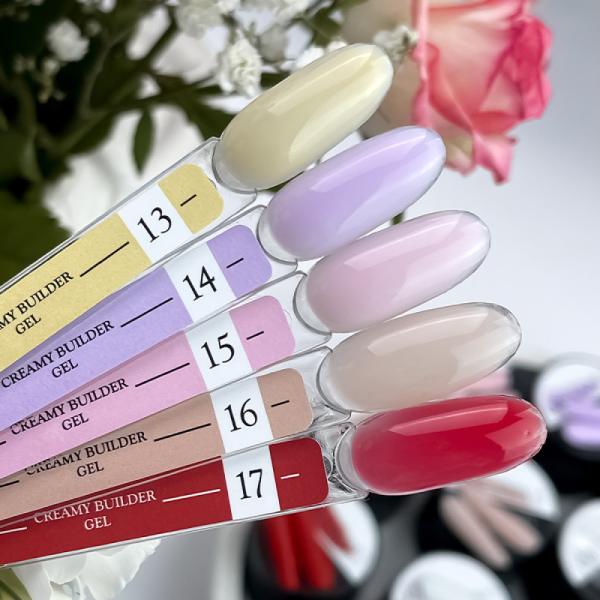 Crooz Creamy Builder Gel №16 - гель для наращивания, нюдово-бежевый, 30 мл