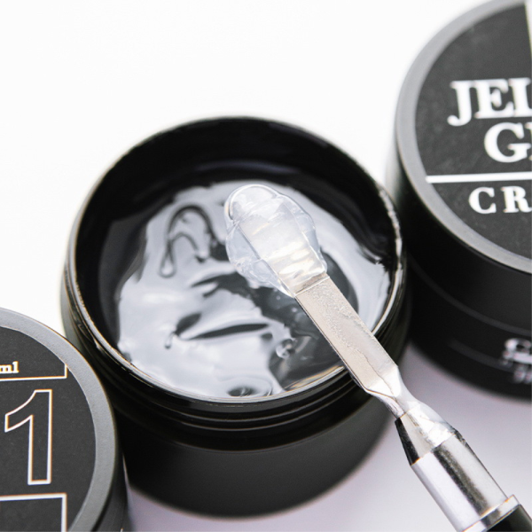Crooz Jelly Gel №01 - гель-желе для наращивания, прозрачный, 15 мл