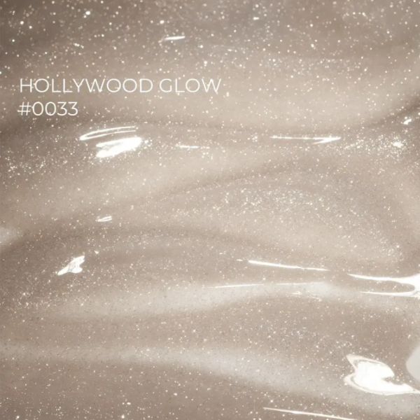 DNKa Builder Gel №33 Hollywood Glow - гель конструирующий, светоотражающий, молочный теплый, 15 мл