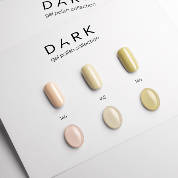 Гель-лак DARK Gel Polish №147, салатовый, 6 мл