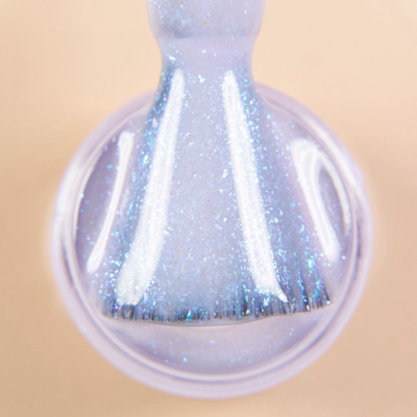 База камуфлирующая DARK Pro Base Shine №12, лиловая с голографическим голубым шиммером, 15 мл