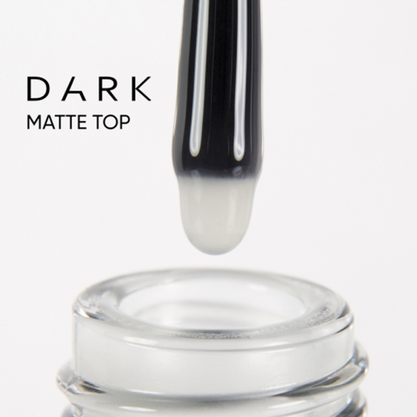 DARK Matte Top - матовий топ з липким слоем, 15 мл