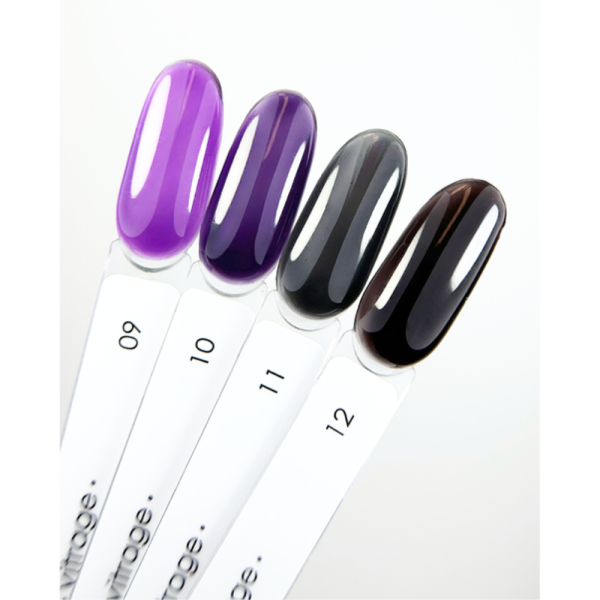 Гель-лак вітражний DARK Gel Polish Vitrage 12, темно-коричневий, 6 мл