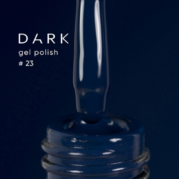 Гель-лак DARK Gel Polish №023, глубокий темно-синий, 6 мл