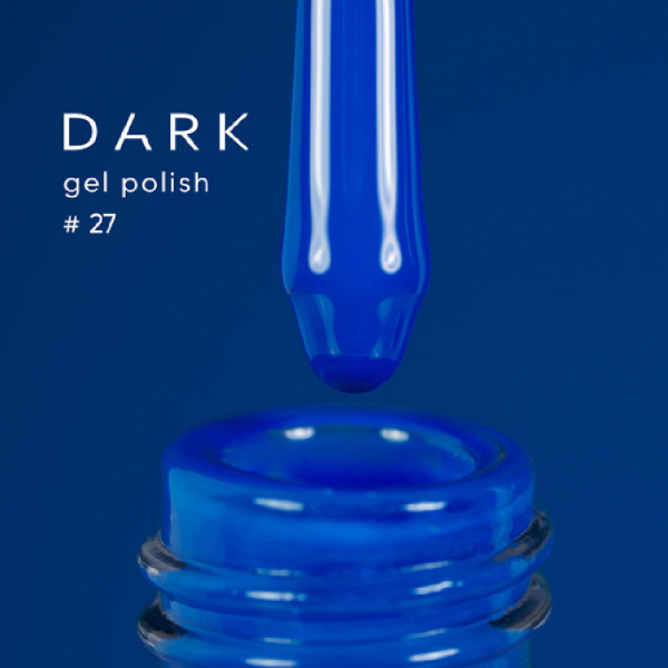 Гель-лак DARK Gel Polish №027, светло синий, 6 мл