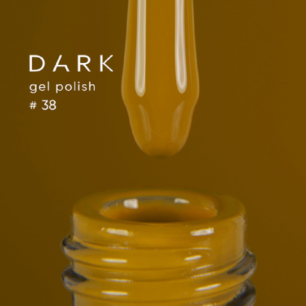 Гель-лак DARK Gel Polish №038, світла охра, 6 мл